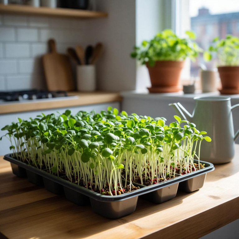 “What if you could grow fresh, nutritious greens at home without a garden?” - Cover Image